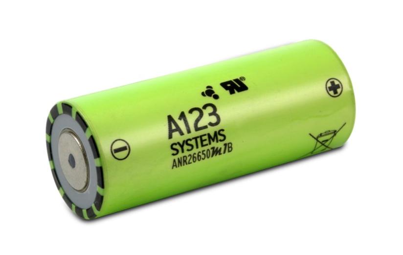100 Stück Lithiumwerks / A123 ANR26650m1B 2600mAh LiFePO4 Zelle