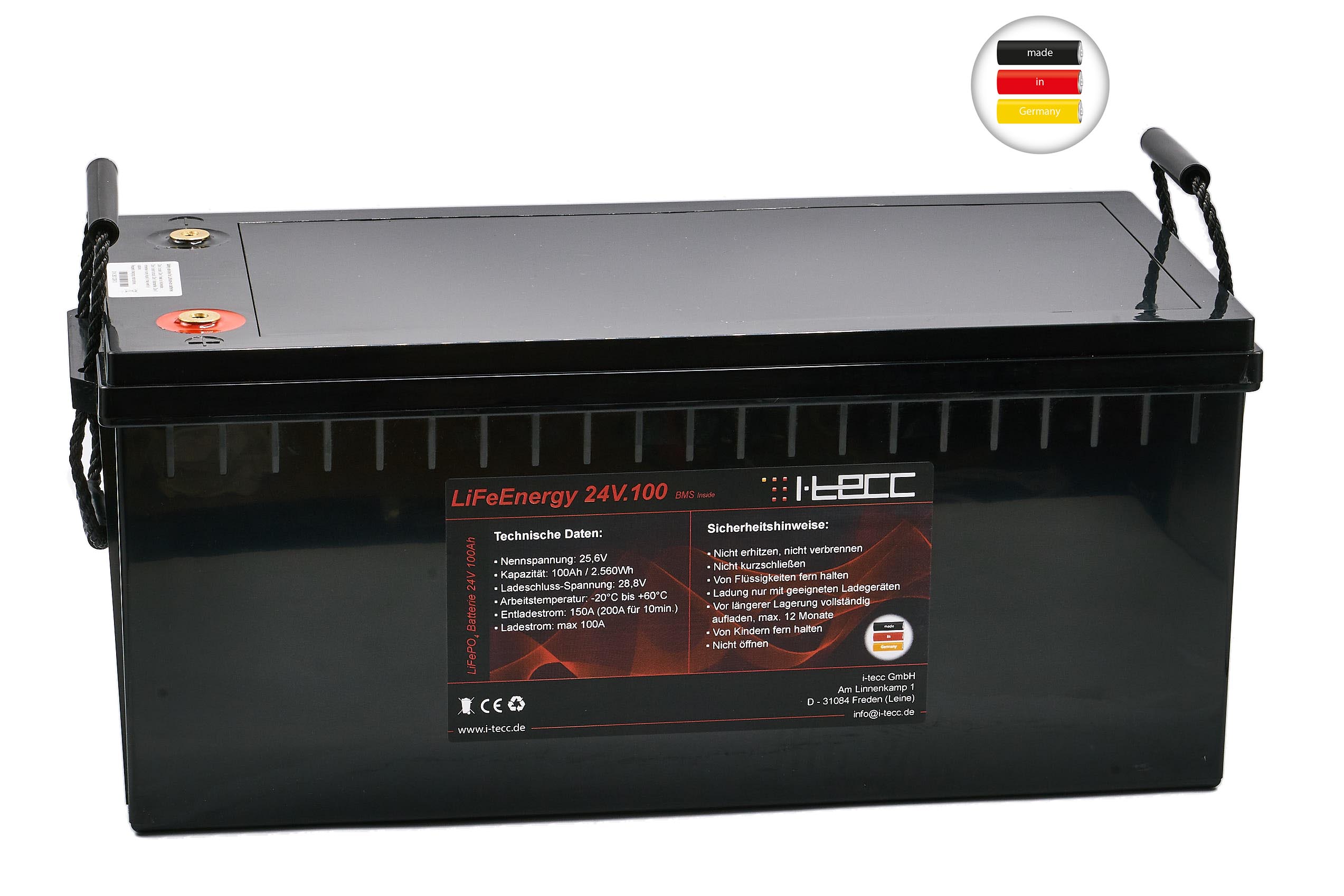 LiFePO4 Batterie 24V 100Ah
