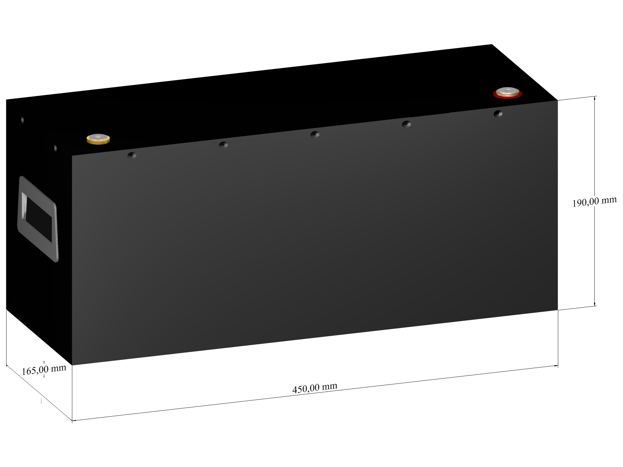 LiFePO4 Batterie 48V 40Ah - LiFeEnergy 48V.40.B
