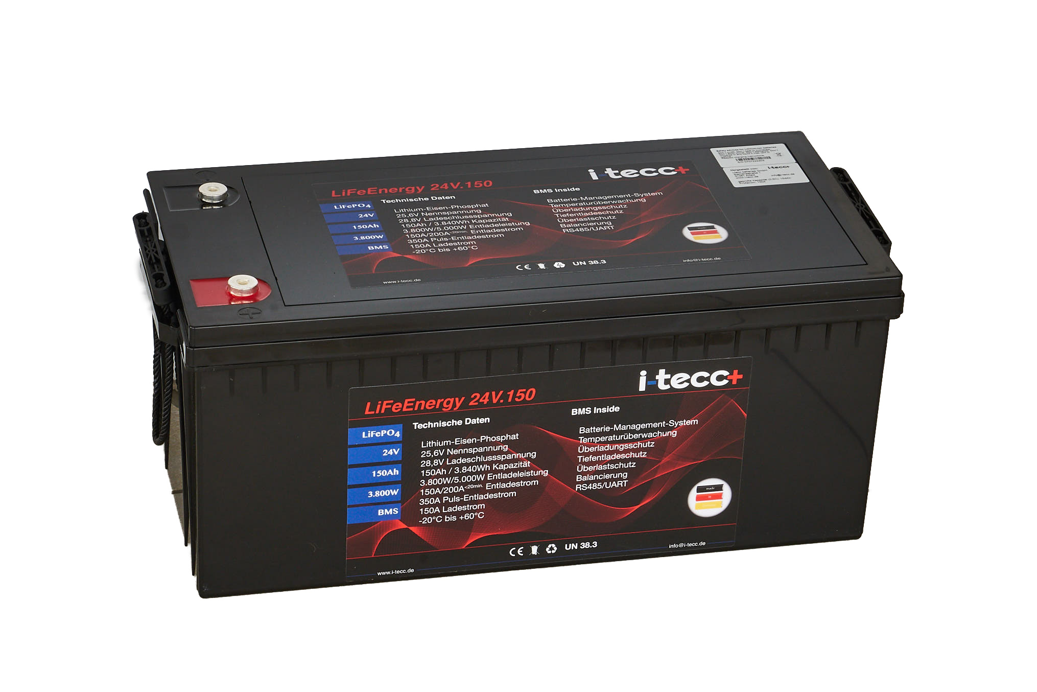 LiFePO4 Batterie 24V 150Ah - LiFeEnergy 24V150