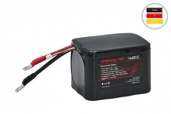 LiFePo4 Starterbatterie 7,5Ah original A123