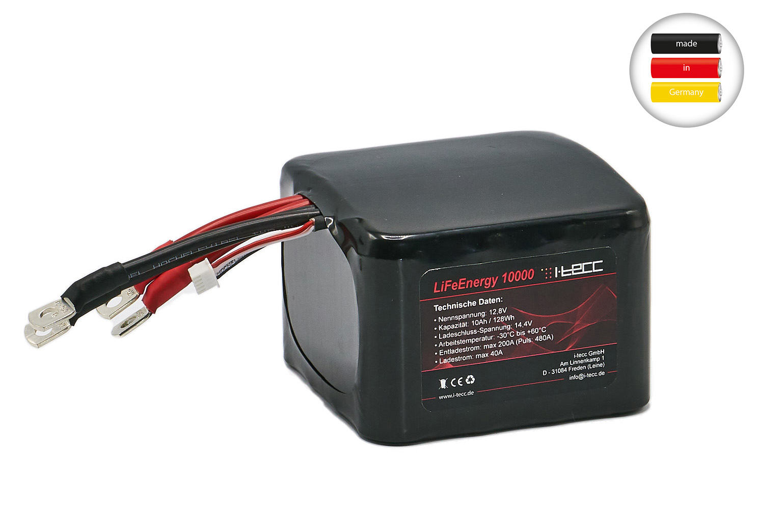 LiFePO4 Starterbatterie LiFeEnergy 10.000 12V 10Ah (original A123) | i ...