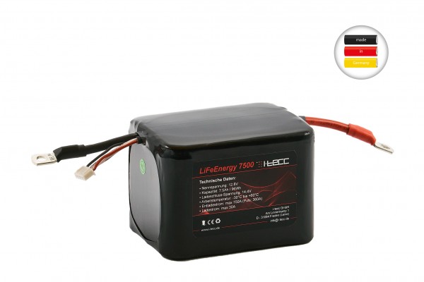 LiFePO4 Starterbatterie 12V 7,5Ah